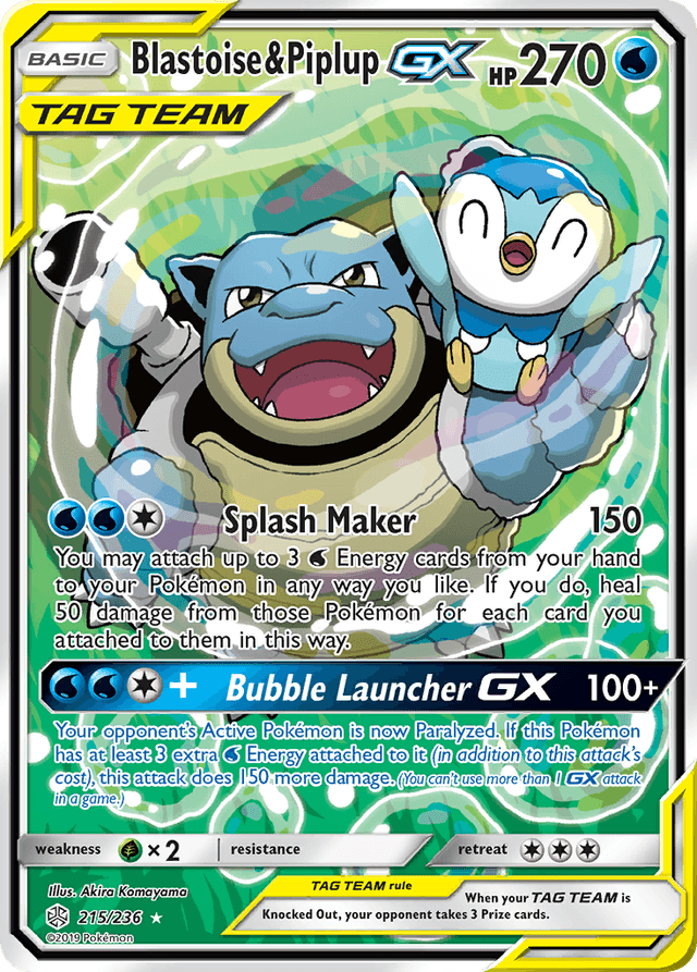 Blastoise & Piplup-GX