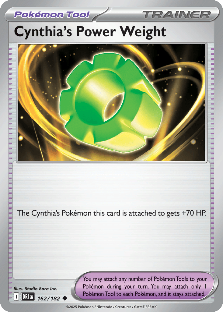 Cynthia's Power Weight