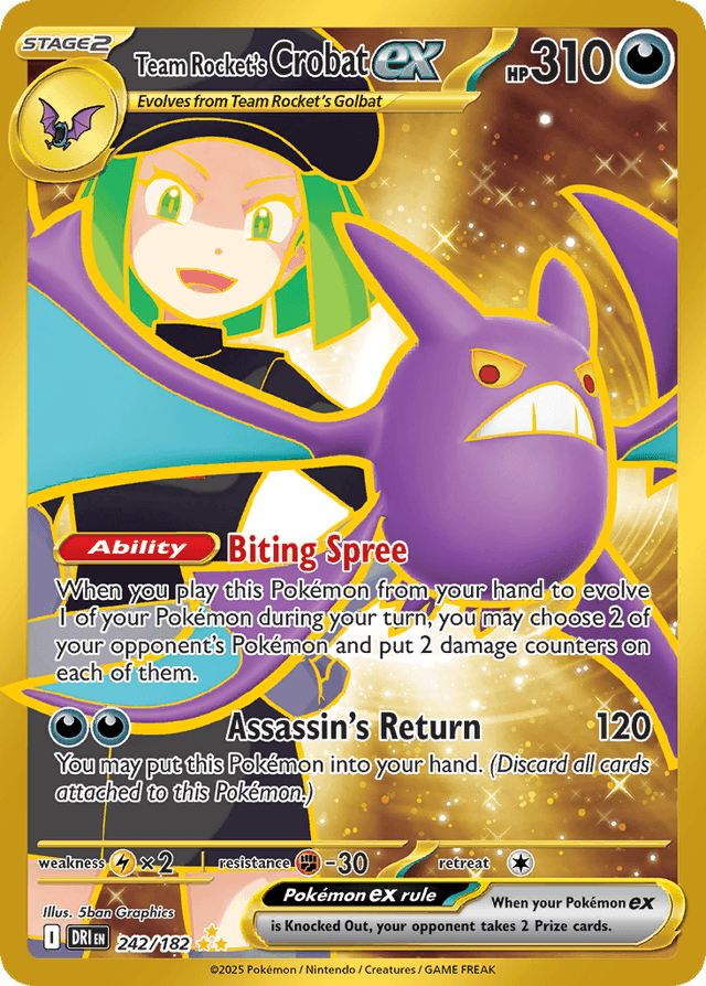 Team Rocket's Crobat ex